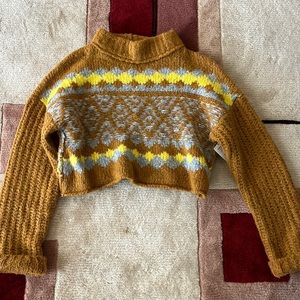 Free people mock turtleneck sweater